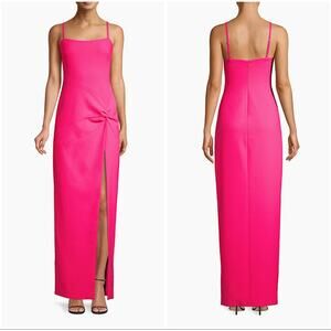 Likely Kiara Knotted Gown Maxi Sleeveless Pink Size 8
